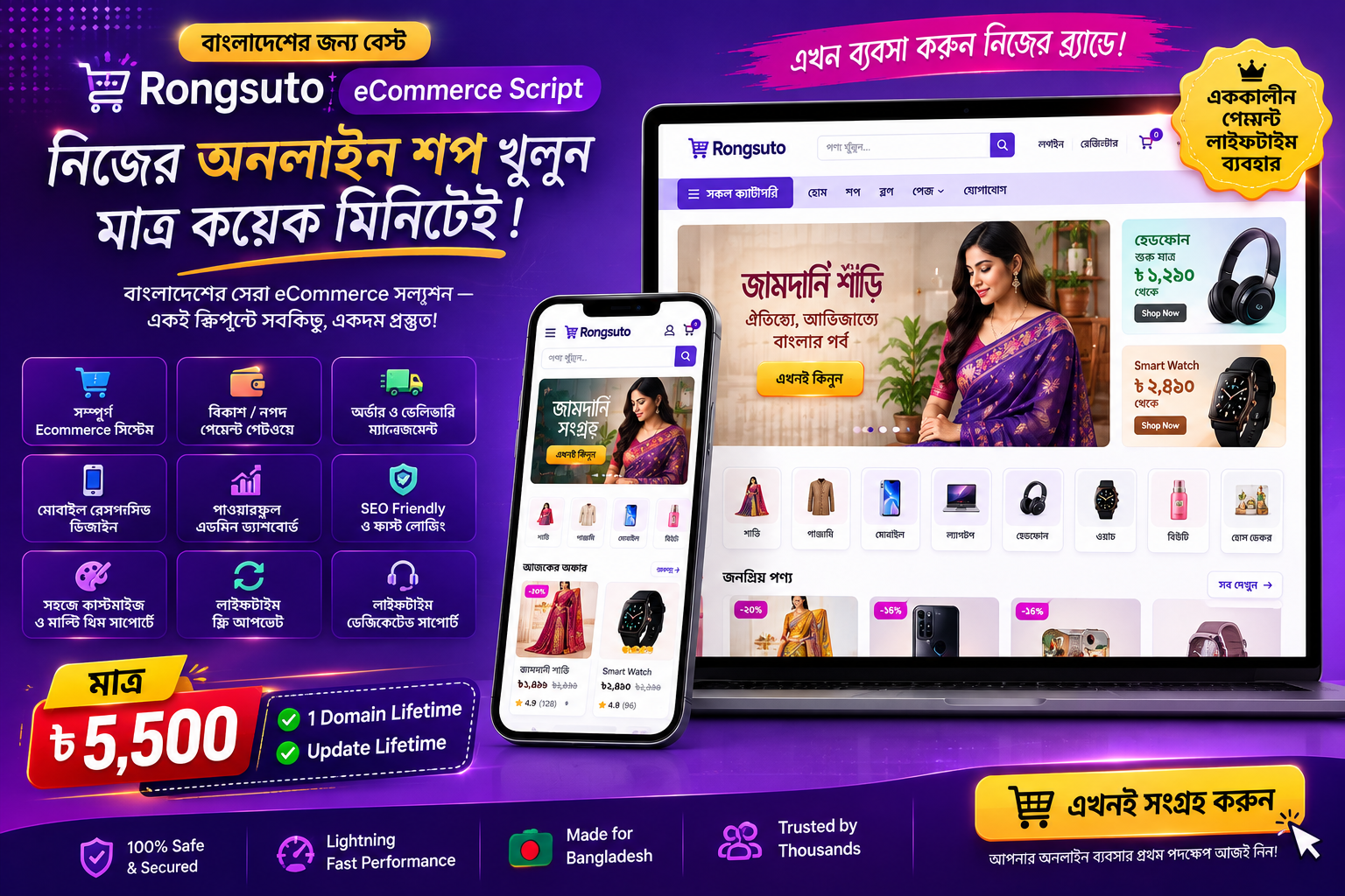 PhP e-commerce Script 1 preview